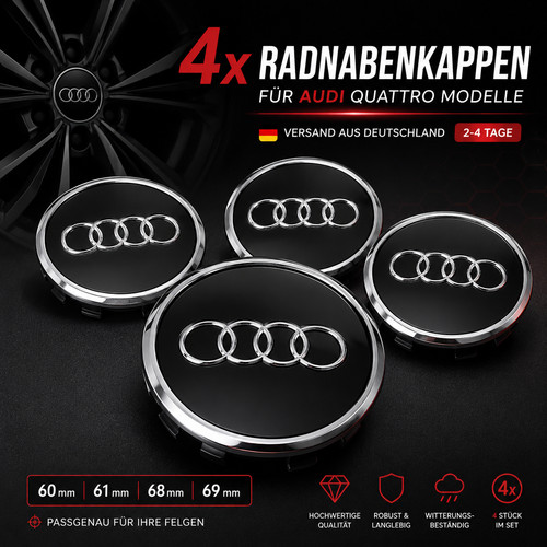 Audi radnabenkappen 68 - 61,